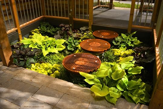 Chicago Flower and Garden Show Man Hole Cover Stepping Stones