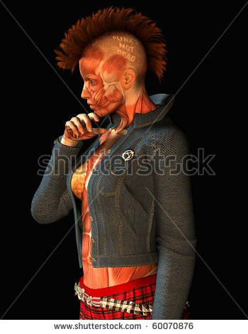 stock-photo--d-rendering-punk-girl-muscle-60070876