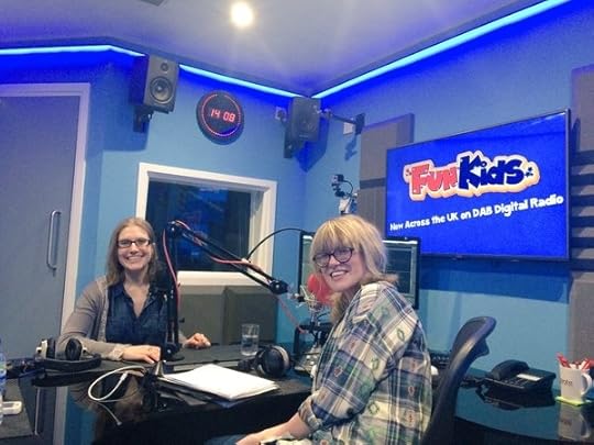 With Bex in the Fun Kids studio!