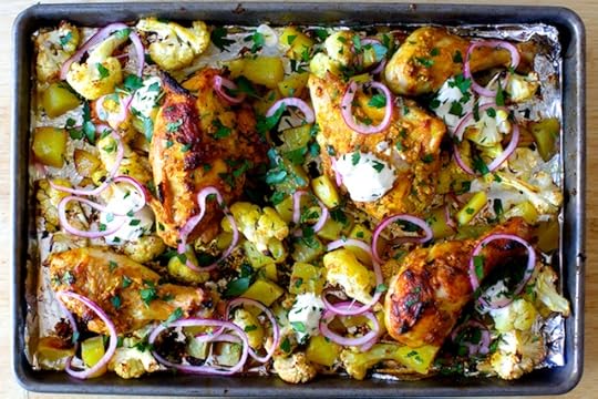 sheet pan chicken tikka