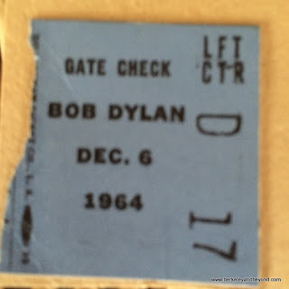 early-on student ticket to see Bob Dylan concert at UCLA