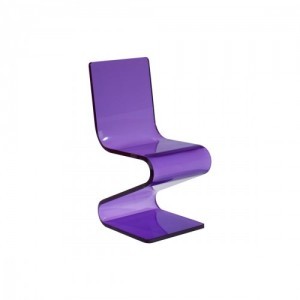 Plexiglass in purple, the latest!
