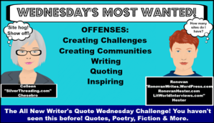Writers Quote Wednesday-Silver Threading-RonovanWrites-The Writer Next Door