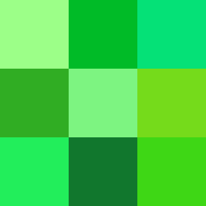 Shades of Green