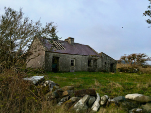 Reality: Falling apart, abandoned houses everywhere.
