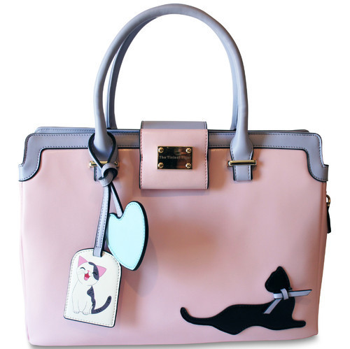 Pretty In Pink Cat Handbag