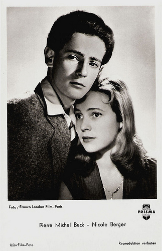 Nicole Berger and Pierre Michel Beck in Le Blé en herbe (1954)