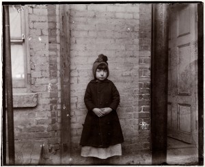 Katie, photographed by Jacob Riis at the West 52nd Street Industrial School. Museum of the City of New York. Gift of Roger William Riis. 