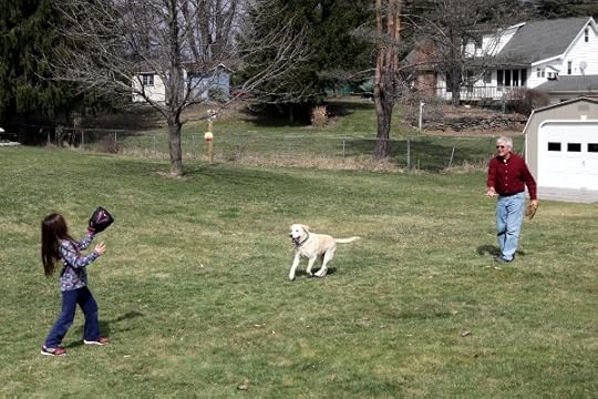Catch with Grandpa.