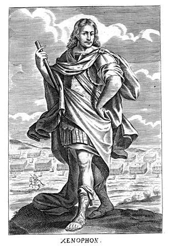 Xenophon in Thomas Stanley's History of Philosophy (1655). Public Domain via Wikimedia Commons.