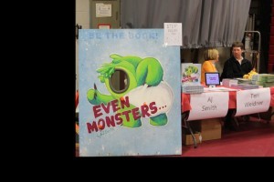 What greeted you as you entered Authorfest.