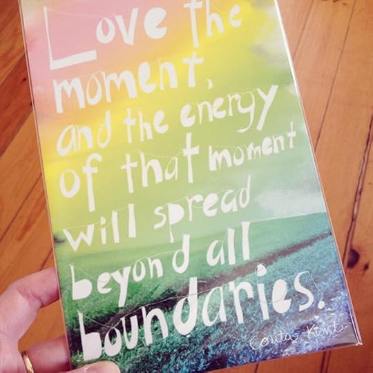One of my postcard set sold, leaving by post today :) #etsy #coritakent #quote #inspiration @etsy @etsyhunter @etsyca