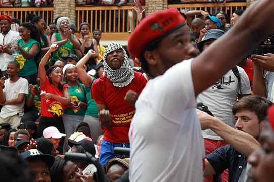 Students at UWC during its shut down last year. Image Credit: Ashraf Hendricks
