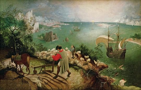 Landscape with the Fall of Icarus by Pieter Bruegel de Oude (1526/1530 - 1569). Public domain via Wikimedia Commons.