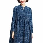 loose blue dress