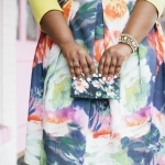 spring floral skirt