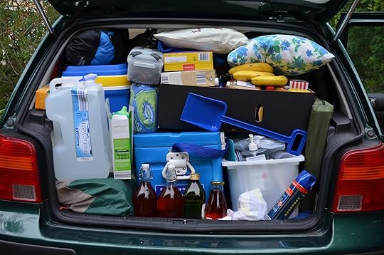 vw golf packed for camp