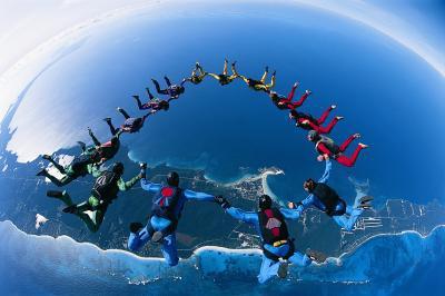 skydiving