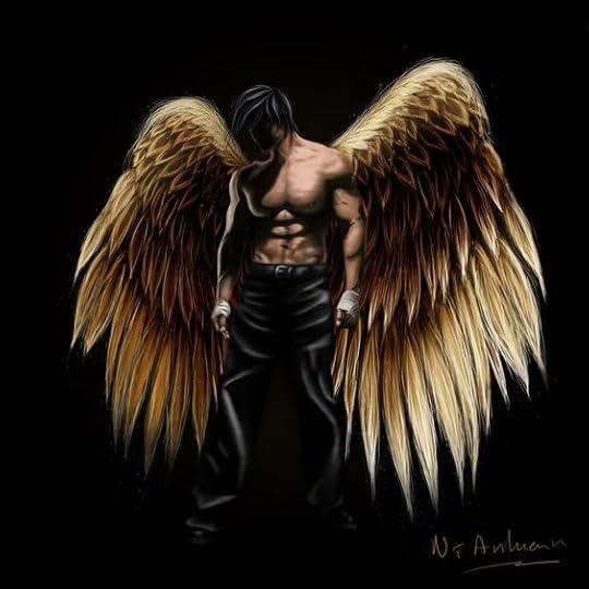 winged man: 