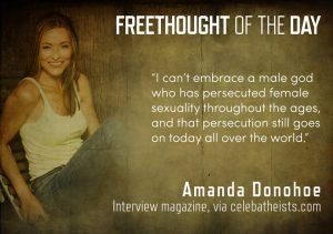 amanda donohoe male god quote
