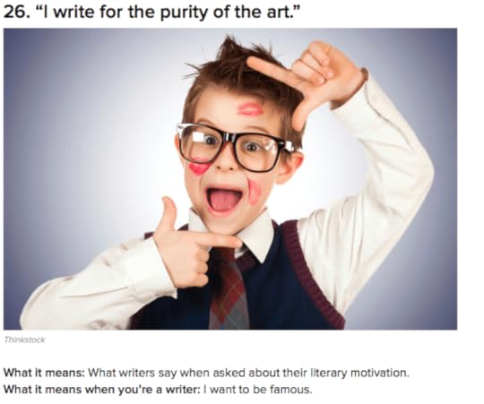 A writer's life - image from Buzzfeed