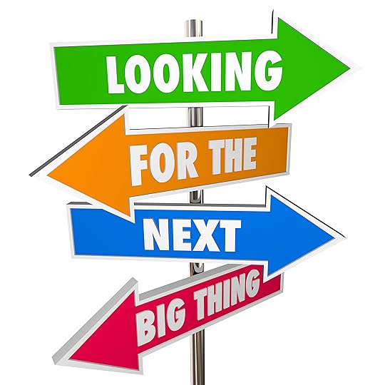 Looking for Next Big Thing Road Arrow Signs Change 3D