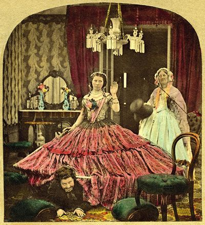 The Suspicion, by Michael Burr; from Crinolines: Fashion���s most magnificent disaster