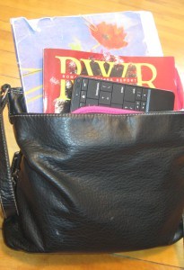 Purse with keyboard