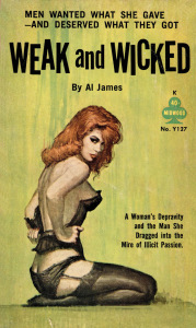 Weak and Wicked, 1961 - cover art by Ernest Chiriaka.8
