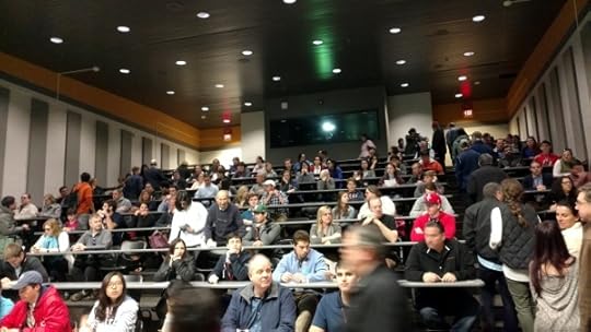 The audience the fake class I did for prospective students.
