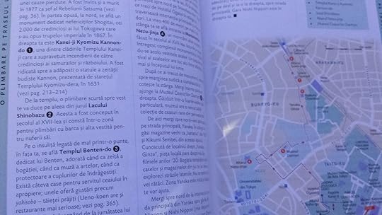 Photo of a visiting route suggestion from the guide