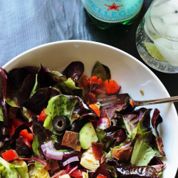 Italian Salad with Crispy Prosciutto Good Cheap Eats