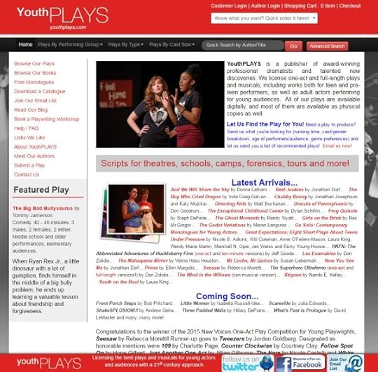 Youthplays homepage