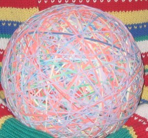 Rubber Band Ball courtesy X-Chromo