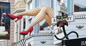 image of Haight Ashbury street sign