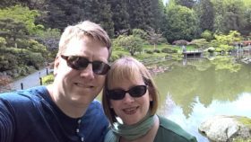 Glenn and I in the Japanese Garden