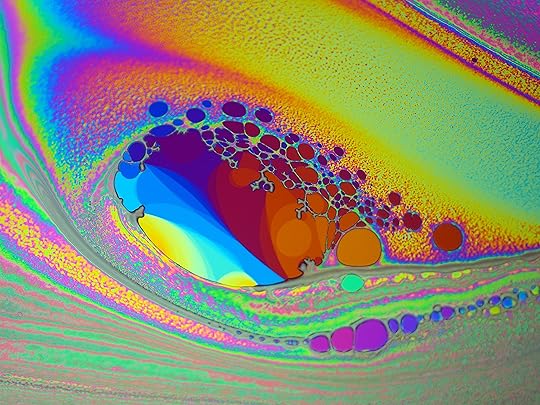 Interference on a soap bubble
