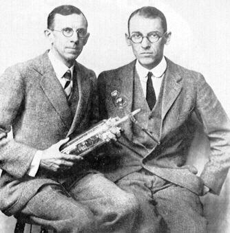 Clinton Davisson and Lester Germer