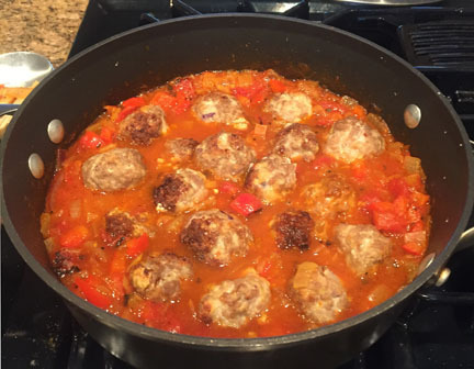 Turkey Meatball Vindaloo