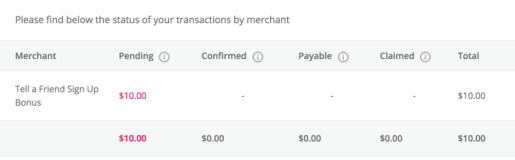 You'll get $10 for joining TopCashback