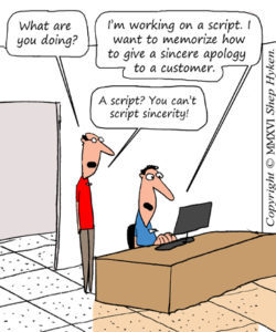 You Can't Script Sincerity