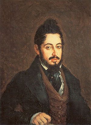 Español: Retrato de Mariano José de Larra real...