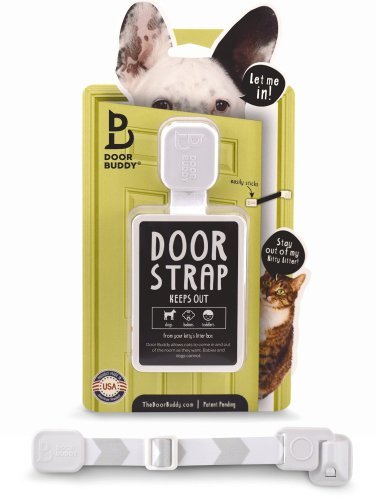 Prevent dog access to litter box with The Door Buddy