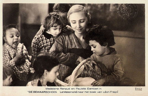 Madeleine Renaud and Paulette Elambert in La Maternelle (1933)
