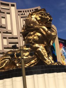 The MGM Grand lion