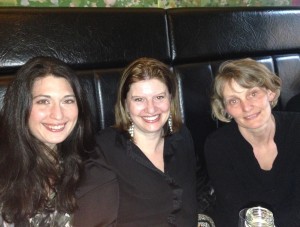 Anna, jag och Alexandra - min tyska förläggare.