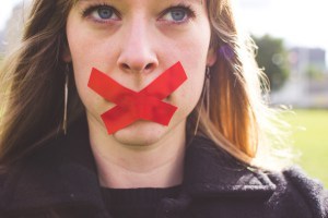 woman gagged