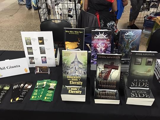 Table Setup at Great Philly Comic Con