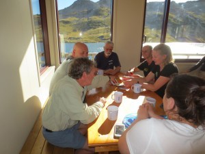 Tara, Mike, Mike, Denny, Gary and Holly