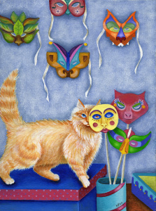 Incognito by Leslie Cobb, Cat Artist